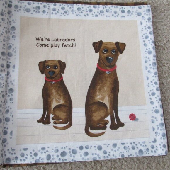 What Kind of Puppy Are You? Cloth Book by Michele Wojcicki Children Reading Baby - Picture 3 of 4